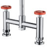 Henry Holt Chrome Bridge Mixer Kitchen Tap